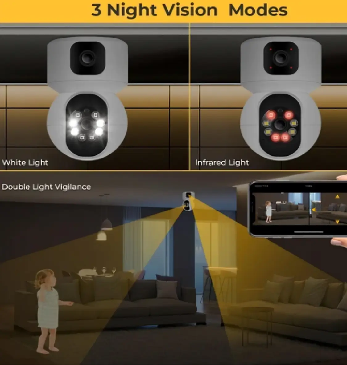 6MP Duel Lens WiFi Camera