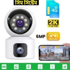 4G সিম সিস্টেম ডুয়েল লেন্স ৬ মেগা পিক্সেলের ক্যামেরা
