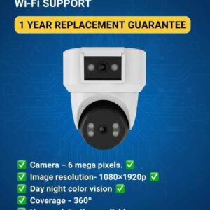 6MP Dual Lens Dome Camera